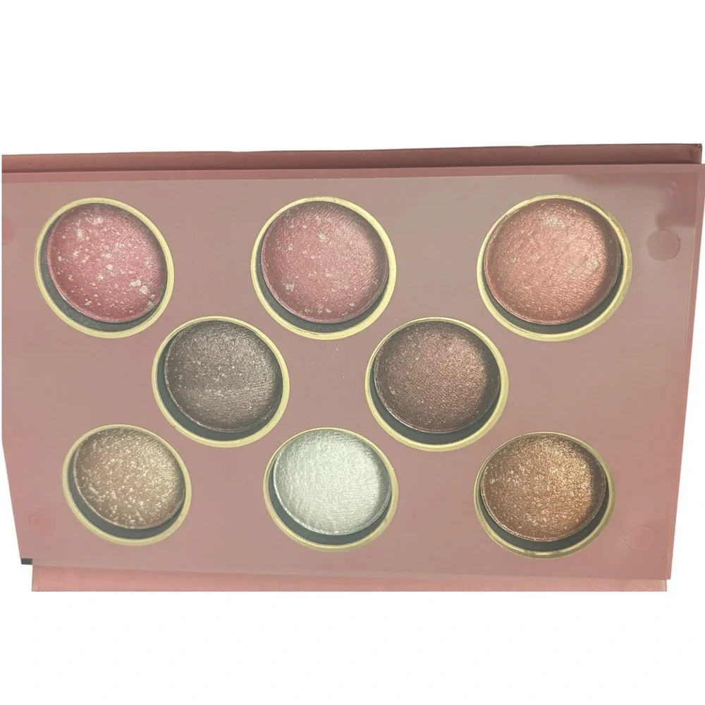 BFY Cosmetics Baked Terracotta Highlighter Bronzer Blush Palette Shimmer